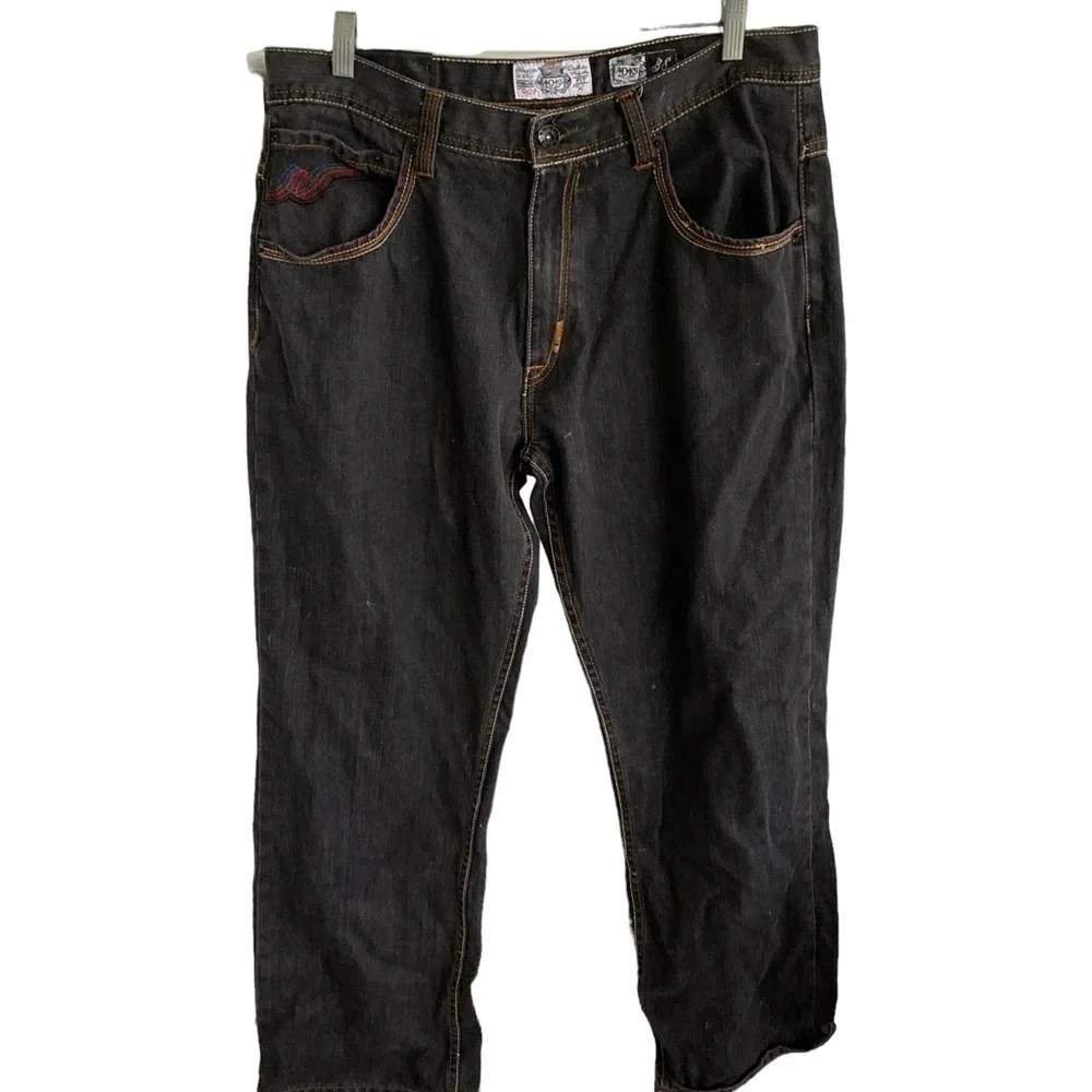 Akademiks AKDMKS Jeans Mens Embroidered Pockets